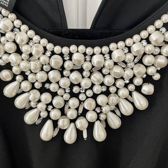 Black formal knee length dress - Picture 2 of 3